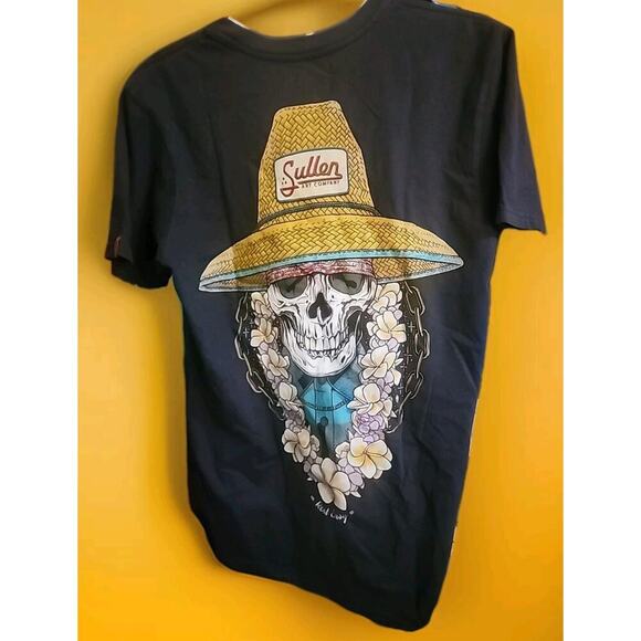 Men's Sullen Art Collective Rest Easy Small NWT A119 Excellent Tattoo Nice - Picture 2 of 5